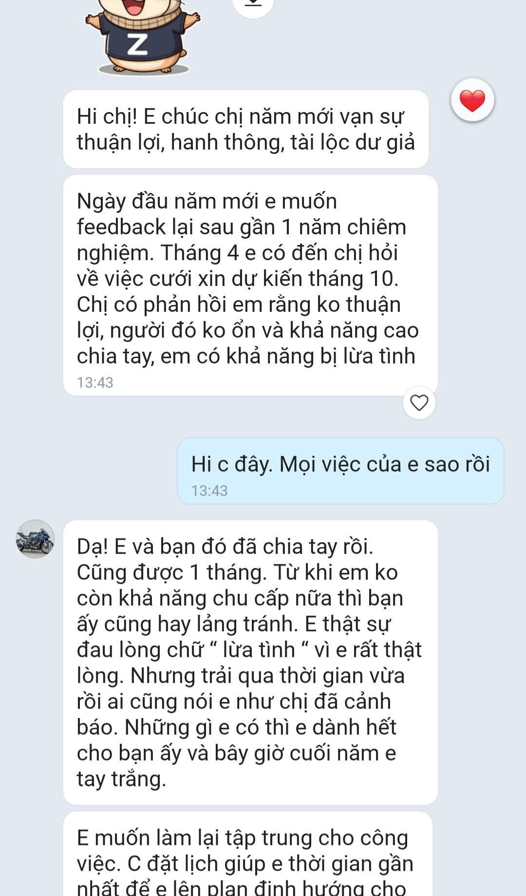 Phản hồi học viên 1
